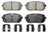 ZD1296 by WAGNER - QuickStop Ceramic Disc Brake Pad Set