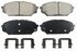 ZD1301 by WAGNER - QuickStop Ceramic Disc Brake Pad Set