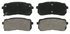 ZD1302 by WAGNER - QuickStop Ceramic Disc Brake Pad Set