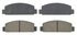 ZD131 by WAGNER - QuickStop Ceramic Disc Brake Pad Set