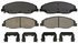 ZD1332 by WAGNER - QuickStop Ceramic Disc Brake Pad Set