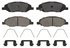 ZD1345 by WAGNER - QuickStop Ceramic Disc Brake Pad Set