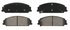 ZD1351 by WAGNER - QuickStop Ceramic Disc Brake Pad Set