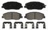 ZD1384 by WAGNER - QuickStop Ceramic Disc Brake Pad Set