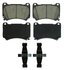 ZD1396 by WAGNER - QuickStop Ceramic Disc Brake Pad Set