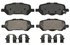 ZD1402 by WAGNER - QuickStop Ceramic Disc Brake Pad Set