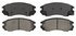 ZD1408 by WAGNER - QuickStop Ceramic Disc Brake Pad Set