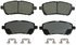 ZD1454A by WAGNER - QuickStop Ceramic Disc Brake Pad Set