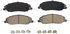 ZD1464 by WAGNER - QuickStop Ceramic Disc Brake Pad Set