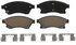 ZD1497 by WAGNER - QuickStop Ceramic Disc Brake Pad Set