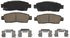 ZD1507 by WAGNER - QuickStop Ceramic Disc Brake Pad Set