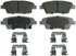 ZD1551 by WAGNER - QuickStop Ceramic Disc Brake Pad Set