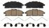 ZD1552 by WAGNER - QuickStop Ceramic Disc Brake Pad Set