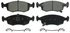 ZD1568 by WAGNER - QuickStop Ceramic Disc Brake Pad Set