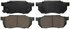 ZD256 by WAGNER - QuickStop Ceramic Disc Brake Pad Set