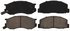 ZD263 by WAGNER - QuickStop Ceramic Disc Brake Pad Set