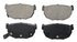 ZD272 by WAGNER - QuickStop Ceramic Disc Brake Pad Set