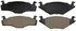 ZD280 by WAGNER - QuickStop Ceramic Disc Brake Pad Set