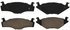 ZD280A by WAGNER - QuickStop Ceramic Disc Brake Pad Set