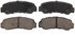 ZD305 by WAGNER - QuickStop Ceramic Disc Brake Pad Set