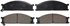 ZD333 by WAGNER - QuickStop Ceramic Disc Brake Pad Set