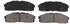 ZD337 by WAGNER - QuickStop Ceramic Disc Brake Pad Set