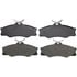ZD338 by WAGNER - QuickStop Ceramic Disc Brake Pad Set
