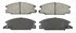 ZD363A by WAGNER - QuickStop Ceramic Disc Brake Pad Set