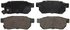 ZD374 by WAGNER - QuickStop Ceramic Disc Brake Pad Set