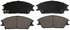 ZD440 by WAGNER - QuickStop Ceramic Disc Brake Pad Set