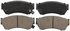 ZD451 by WAGNER - QuickStop Ceramic Disc Brake Pad Set