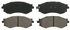 ZD462 by WAGNER - QuickStop Ceramic Disc Brake Pad Set