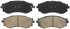 ZD462A by WAGNER - QuickStop Ceramic Disc Brake Pad Set