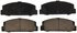 ZD482 by WAGNER - QuickStop Ceramic Disc Brake Pad Set