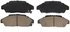 ZD496 by WAGNER - QuickStop Ceramic Disc Brake Pad Set