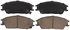 ZD497 by WAGNER - QuickStop Ceramic Disc Brake Pad Set