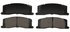 ZD501 by WAGNER - QuickStop Ceramic Disc Brake Pad Set