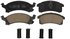 ZD506 by WAGNER - QuickStop Ceramic Disc Brake Pad Set