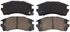 ZD509 by WAGNER - QuickStop Ceramic Disc Brake Pad Set