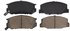 ZD527 by WAGNER - QuickStop Ceramic Disc Brake Pad Set