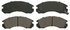 ZD530 by WAGNER - QuickStop Ceramic Disc Brake Pad Set