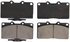 ZD531 by WAGNER - QuickStop Ceramic Disc Brake Pad Set