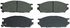 ZD534 by WAGNER - QuickStop Ceramic Disc Brake Pad Set