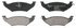 ZD544 by WAGNER - QuickStop Ceramic Disc Brake Pad Set