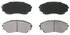 ZD551 by WAGNER - QuickStop Ceramic Disc Brake Pad Set