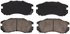 ZD563 by WAGNER - QuickStop Ceramic Disc Brake Pad Set