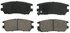 ZD567 by WAGNER - QuickStop Ceramic Disc Brake Pad Set