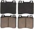 ZD577 by WAGNER - QuickStop Ceramic Disc Brake Pad Set