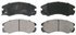 ZD579A by WAGNER - QuickStop Ceramic Disc Brake Pad Set