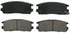 ZD580A by WAGNER - QuickStop Ceramic Disc Brake Pad Set